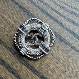 Elegant Silver Brooch